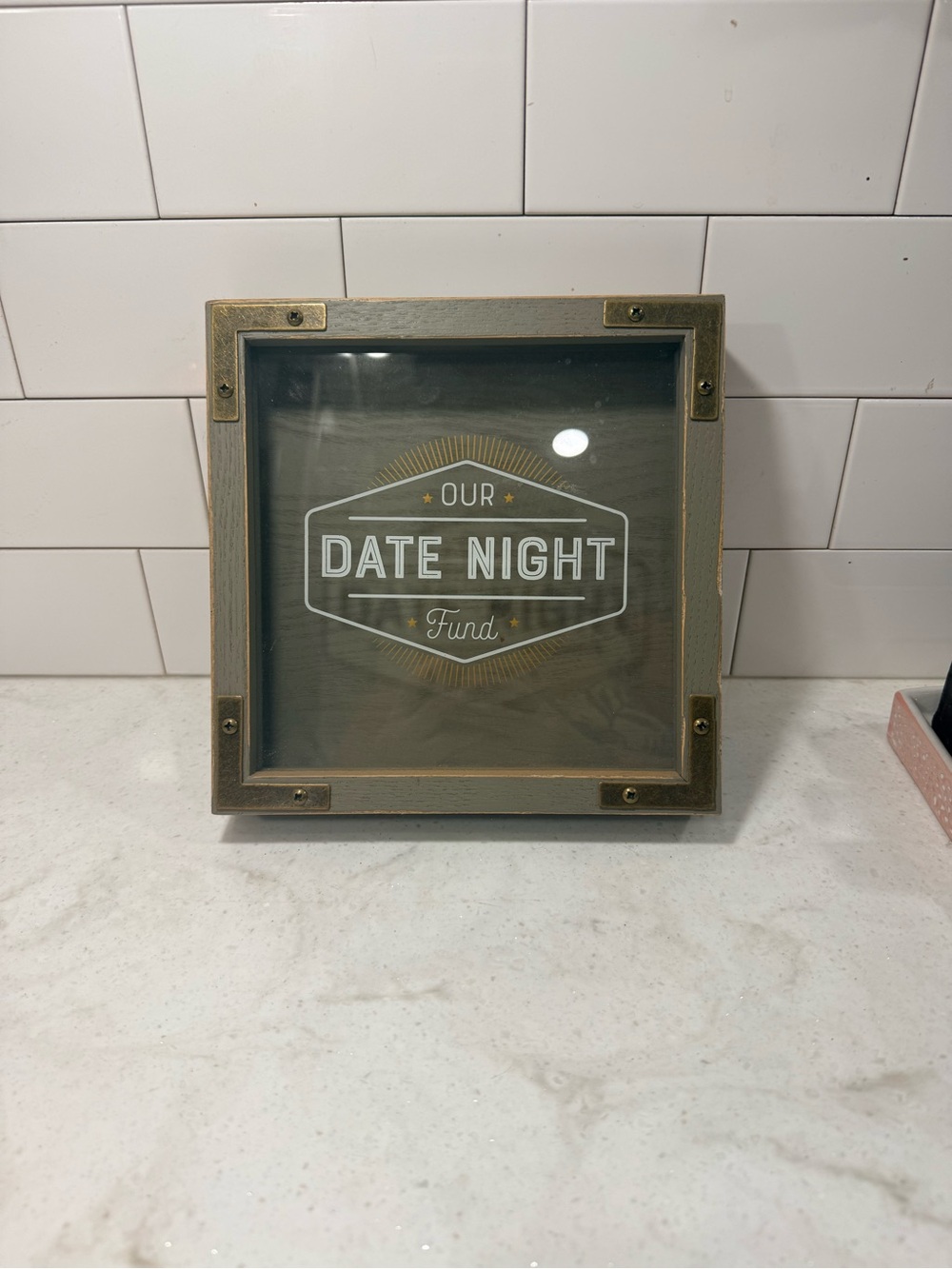 Date Night Fund Shadow Box Frame